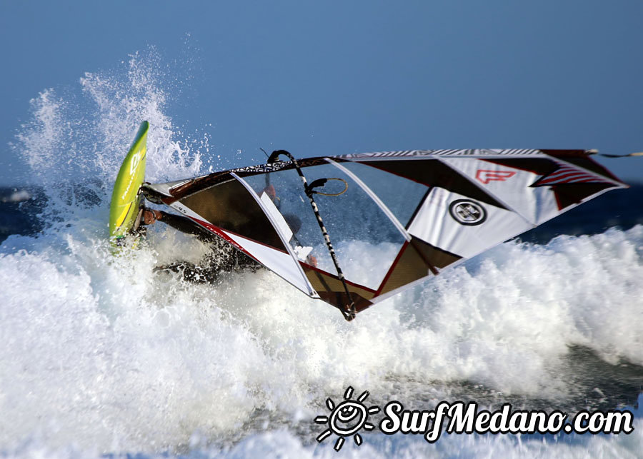 Windsurfing in El Medano 28-02-2014 with Maciek Rutkowski MR23, Colin Whippy Dixon,Andrea Cucchi, Matteo Iachino, Adam Lewis, Mark Hosegood and Andre Ludewig 