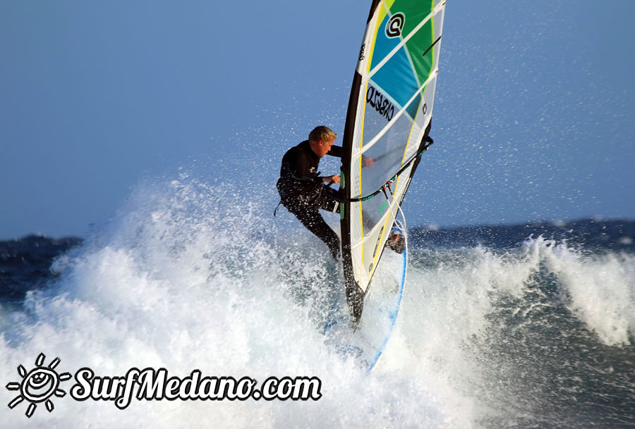 Windsurfing in El Medano 28-02-2014 with Maciek Rutkowski MR23, Colin Whippy Dixon,Andrea Cucchi, Matteo Iachino, Adam Lewis, Mark Hosegood and Andre Ludewig 