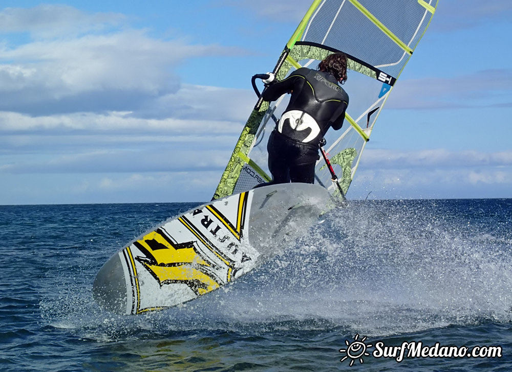 Flat water fun in El Medano 09-03-2014 