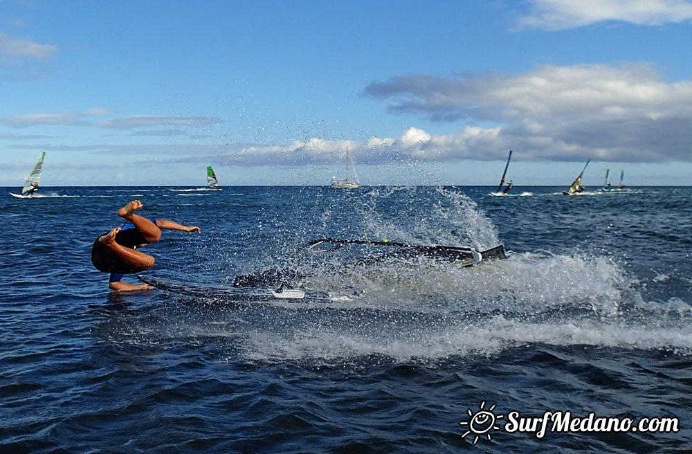 Flat water fun in El Medano 09-03-2014 