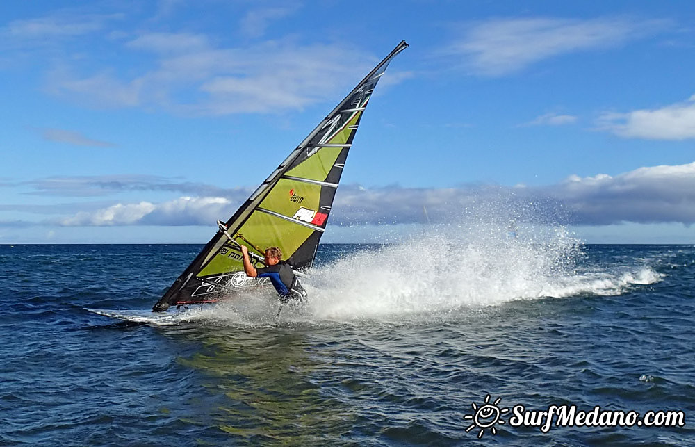 Flat water fun in El Medano 09-03-2014 