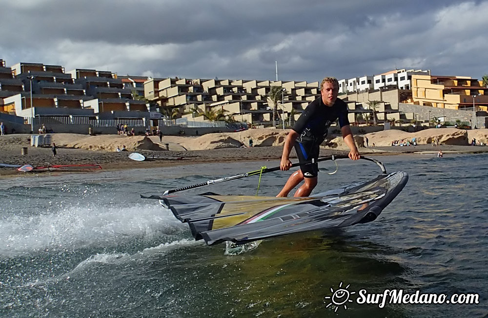 Flat water fun in El Medano 09-03-2014 