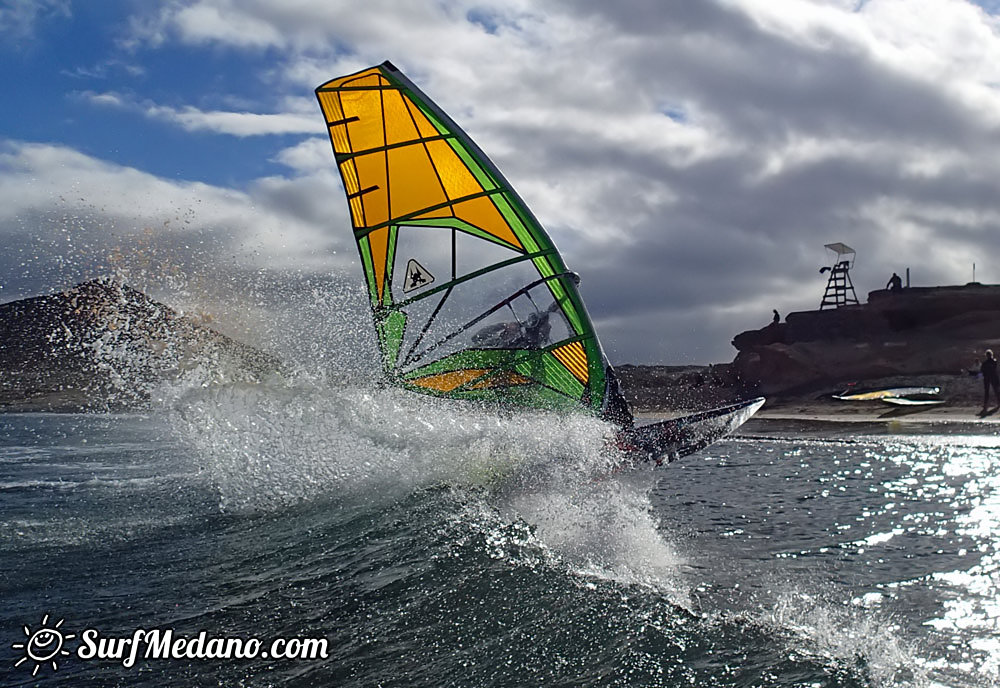 Flat water fun in El Medano 09-03-2014 