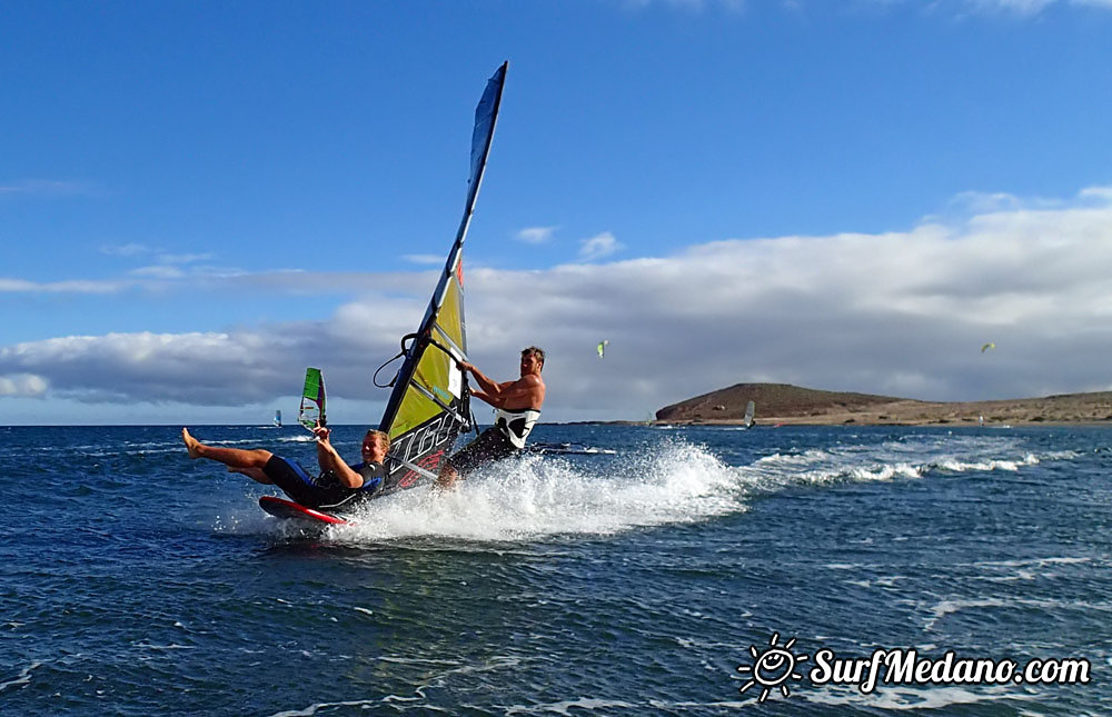 Flat water fun in El Medano 09-03-2014 