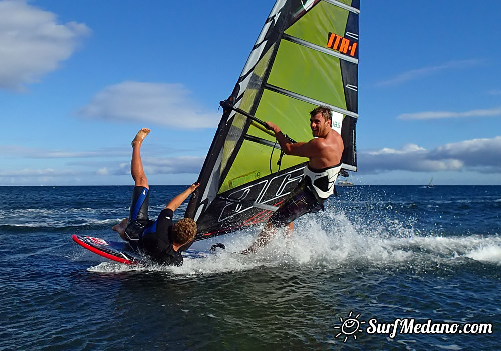 Flat water fun in El Medano 09-03-2014 