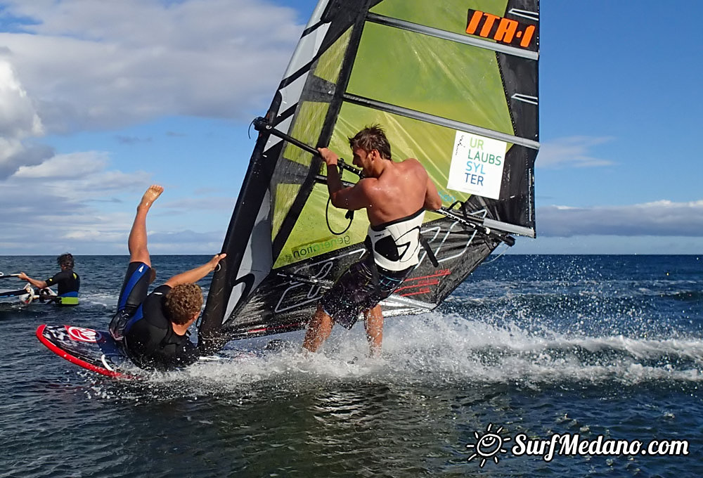 Flat water fun in El Medano 09-03-2014 