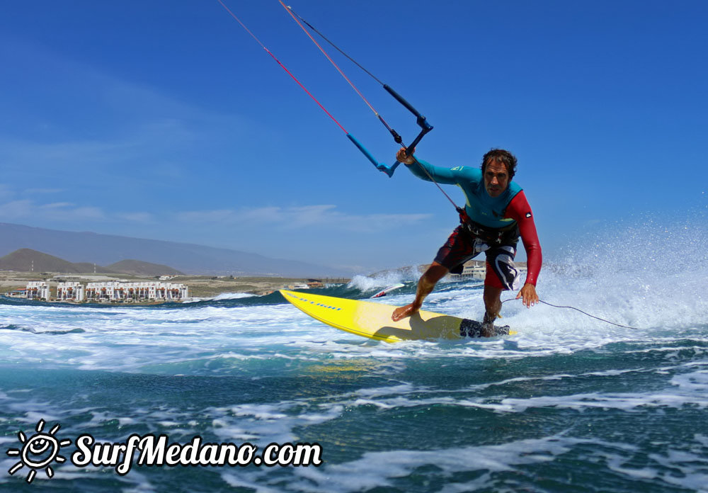 Windsurfing at El Cabezo in EL Medano tenerife 14-03-2014  Tenerife