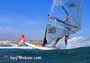 Windsurfing at El Cabezo in EL Medano tenerife 14-03-2014 