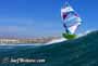 Windsurfing at El Cabezo in EL Medano tenerife 14-03-2014 