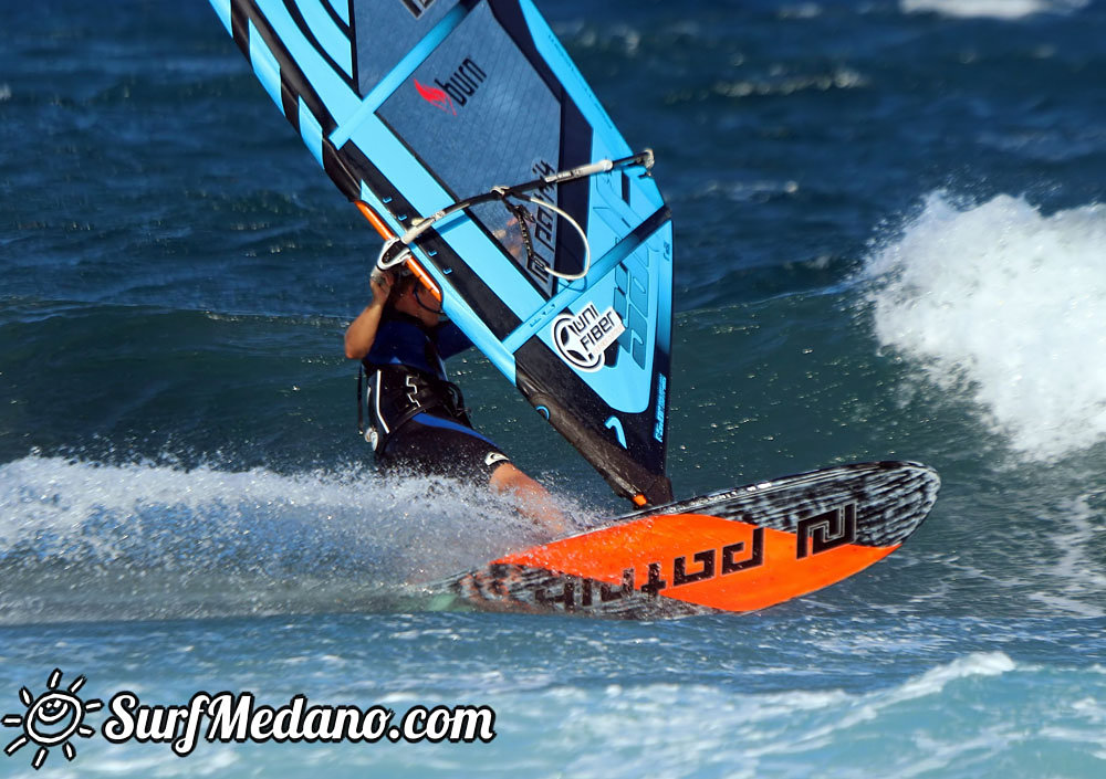 Windsurfing at El Cabezo in El Medano Tenerife 22-03-2014  Tenerife