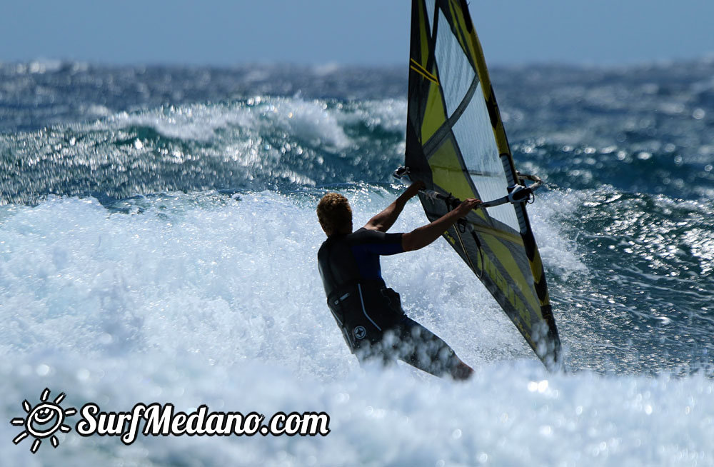 Windsurfing at Harbour Wall  24-03-2014 with Maciek Rutkowski, Andrea Cucchi, Nico Akgazciyan and others   Tenerife