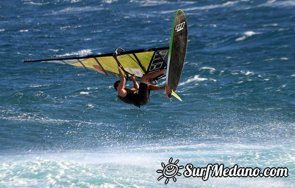 Windsurfing at Harbour Wall  24-03-2014 with Maciek Rutkowski, Andrea Cucchi, Nico Akgazciyan and others   Tenerife