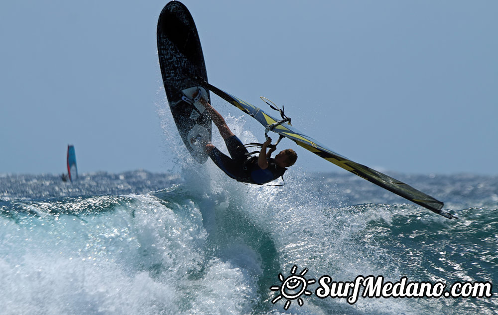 Windsurfing at Harbour Wall  24-03-2014 with Maciek Rutkowski, Andrea Cucchi, Nico Akgazciyan and others   Tenerife