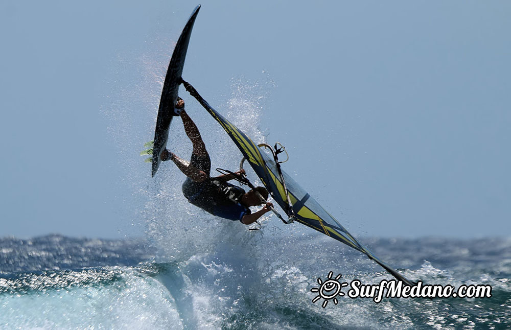 Windsurfing at Harbour Wall  24-03-2014 with Maciek Rutkowski, Andrea Cucchi, Nico Akgazciyan and others   Tenerife