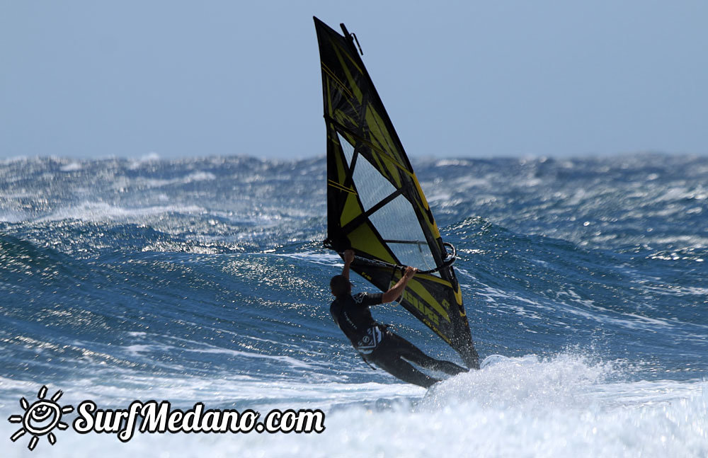 Windsurfing at Harbour Wall  24-03-2014 with Maciek Rutkowski, Andrea Cucchi, Nico Akgazciyan and others   Tenerife
