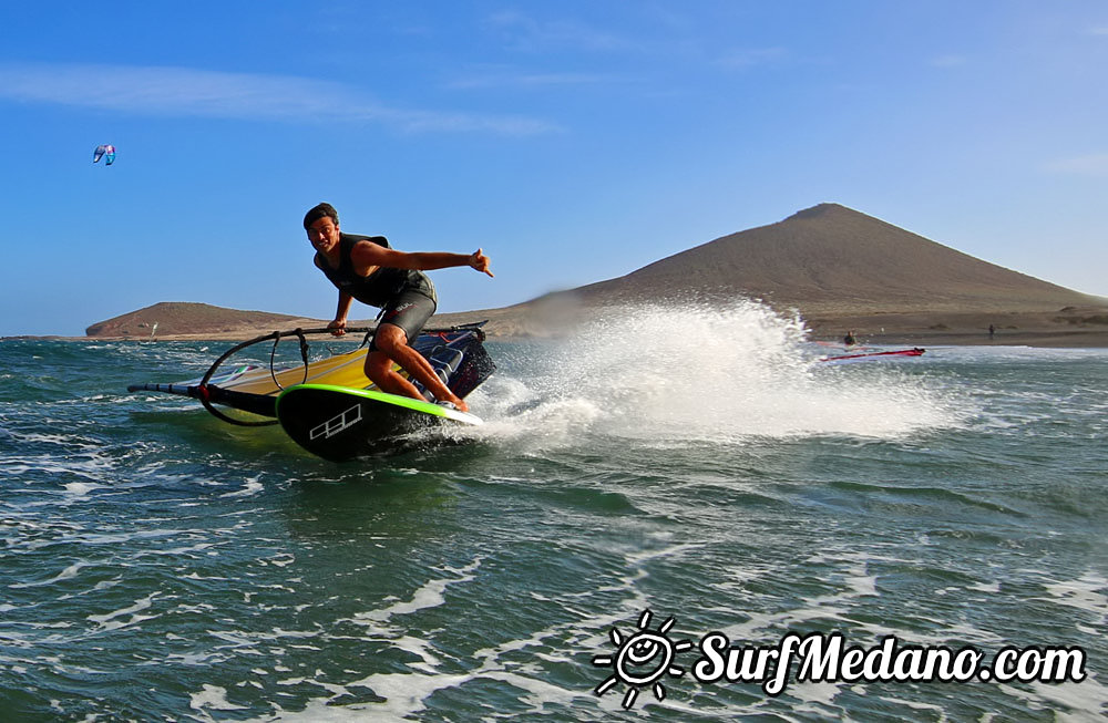 Evening Fun at Playa Sur in El Medano Tenerife 01-04-2014 