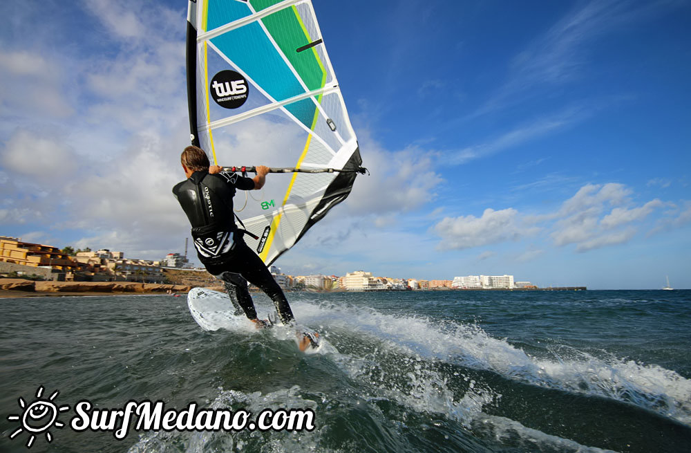 Evening Fun at Playa Sur in El Medano Tenerife 01-04-2014 