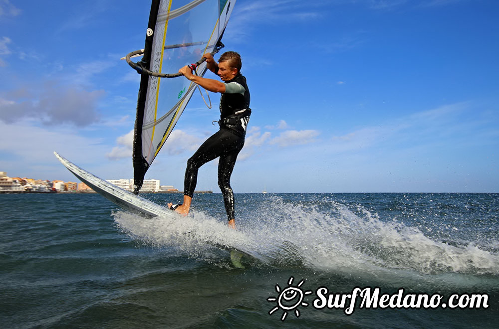 Evening Fun at Playa Sur in El Medano Tenerife 01-04-2014 