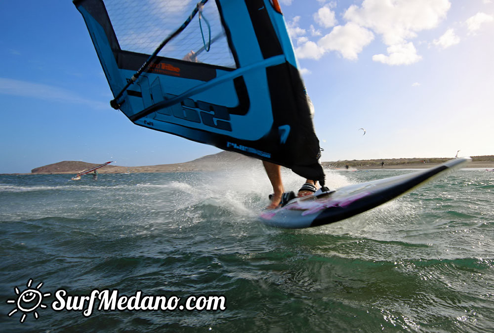 Evening Fun at Playa Sur in El Medano Tenerife 01-04-2014 