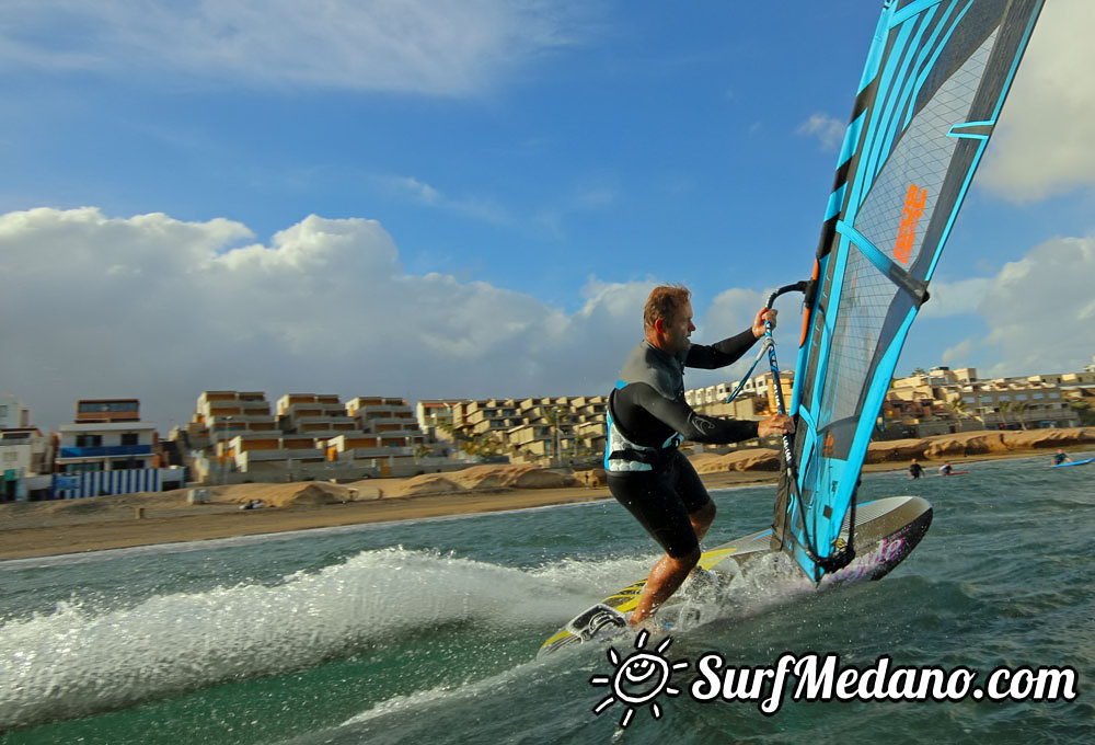 Evening Fun at Playa Sur in El Medano Tenerife 01-04-2014 