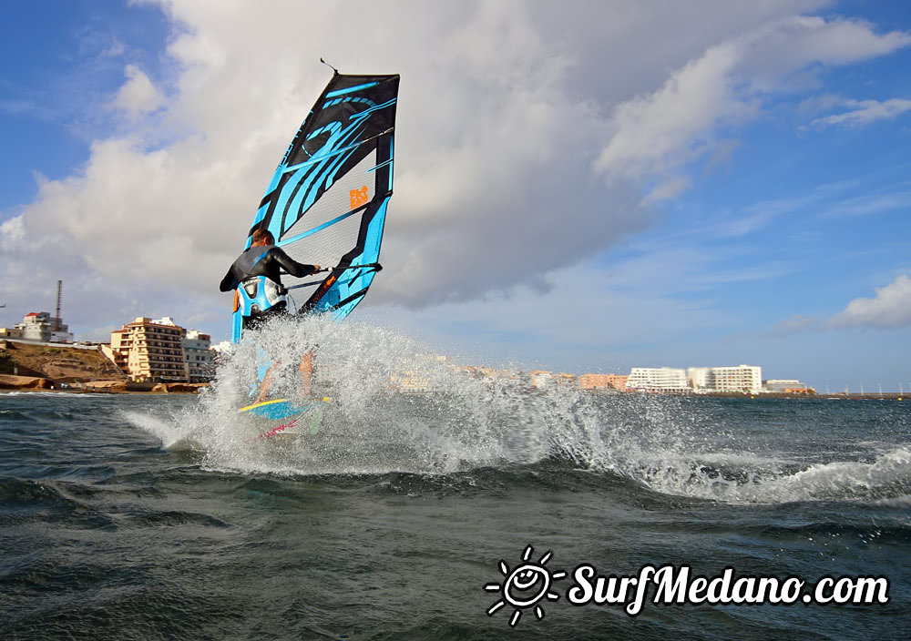 Evening Fun at Playa Sur in El Medano Tenerife 01-04-2014 