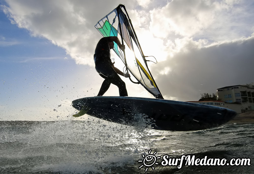 Evening Fun at Playa Sur in El Medano Tenerife 01-04-2014 