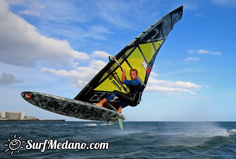 Evening Fun at Playa Sur in El Medano Tenerife 01-04-2014 