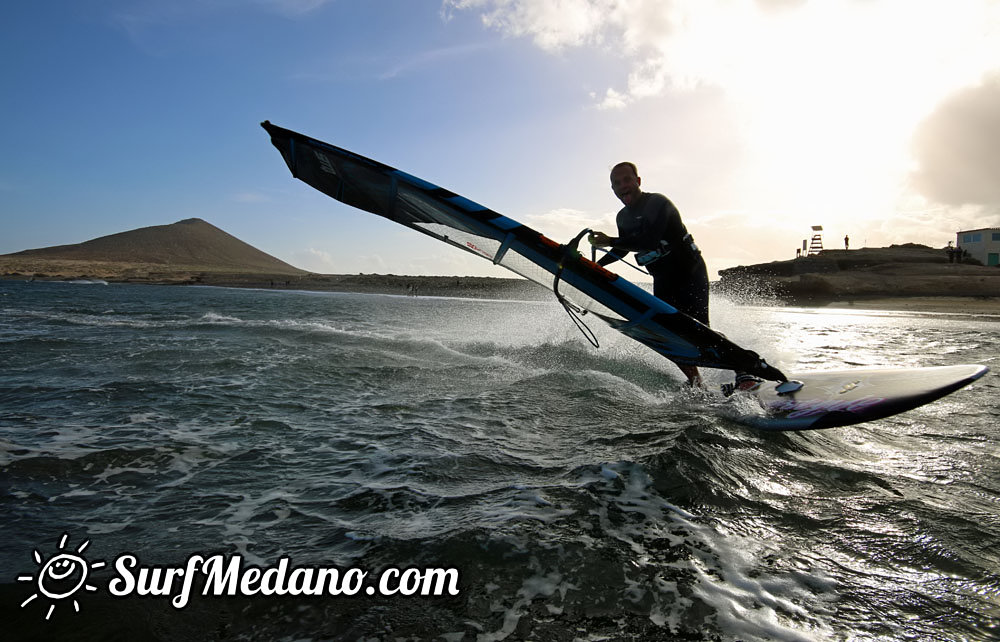 Evening Fun at Playa Sur in El Medano Tenerife 01-04-2014 