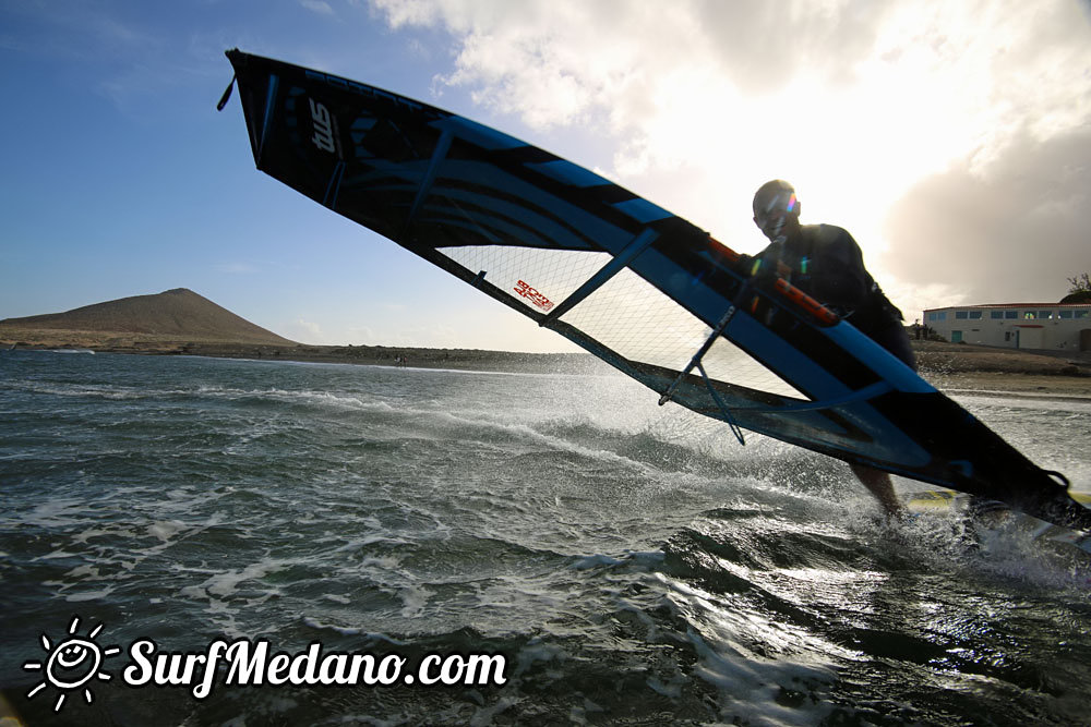 Evening Fun at Playa Sur in El Medano Tenerife 01-04-2014 