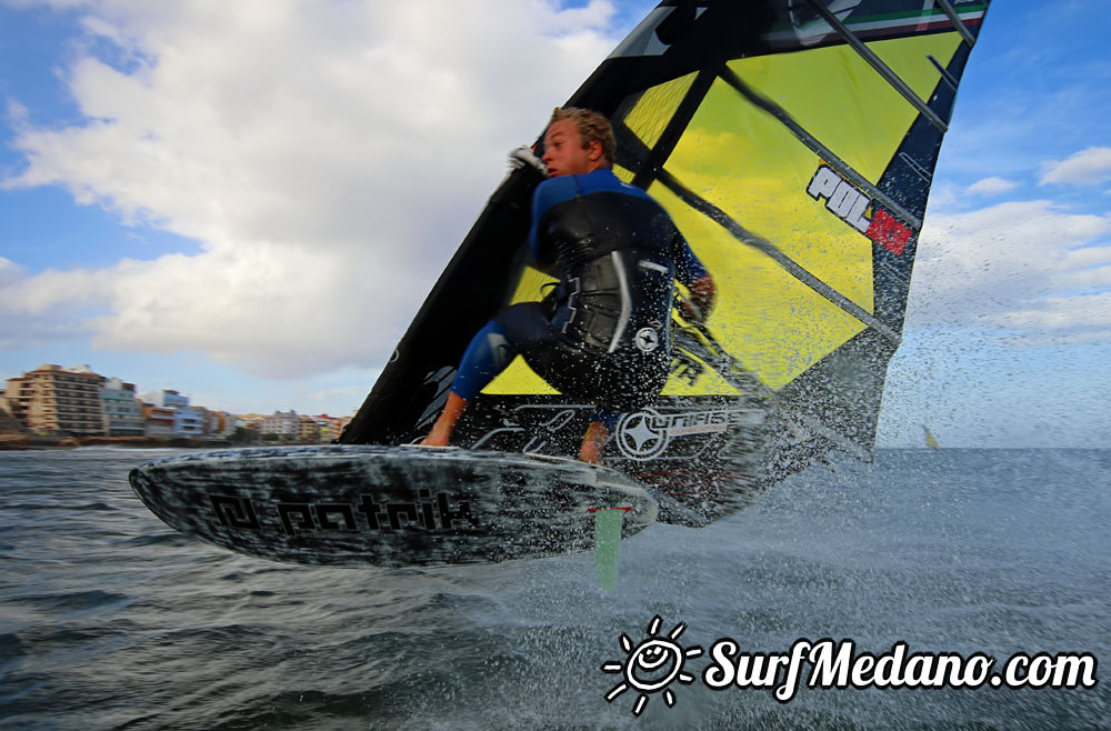 Evening Fun at Playa Sur in El Medano Tenerife 01-04-2014 