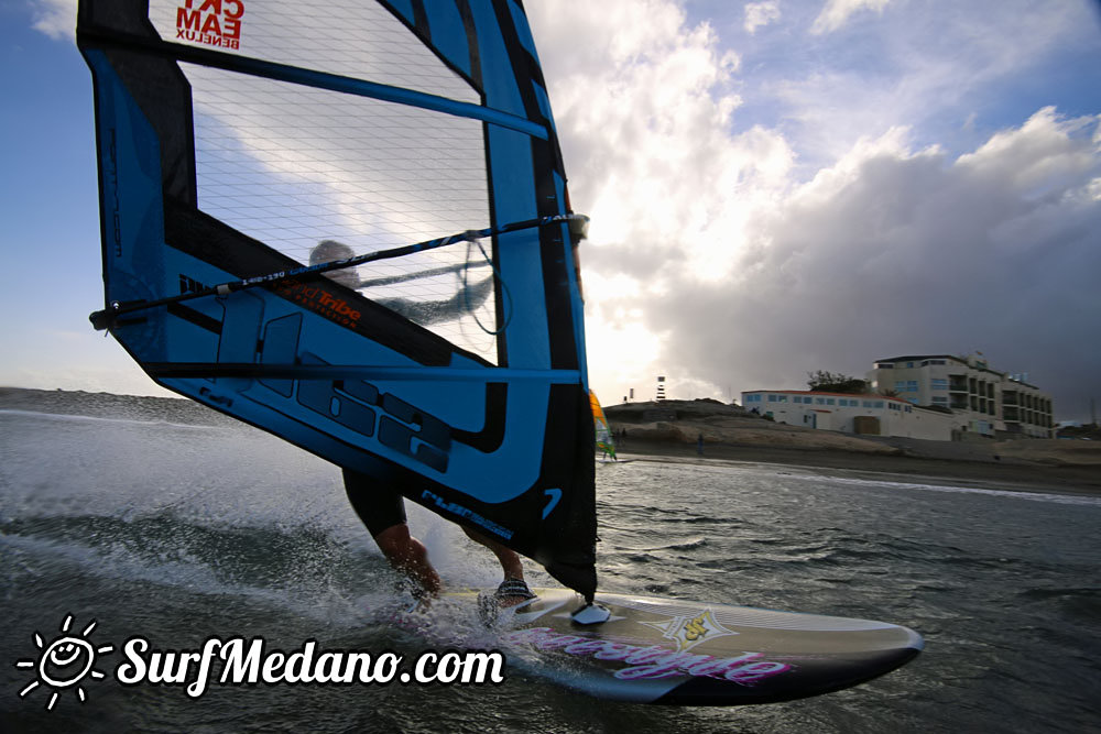 Evening Fun at Playa Sur in El Medano Tenerife 01-04-2014 