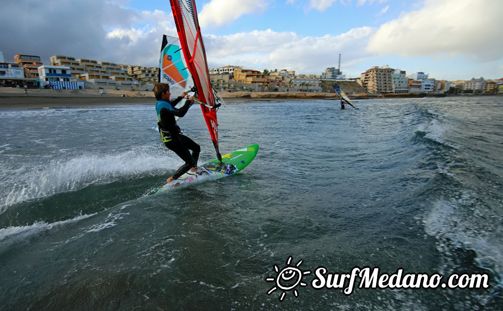 Evening Fun at Playa Sur in El Medano Tenerife 01-04-2014 