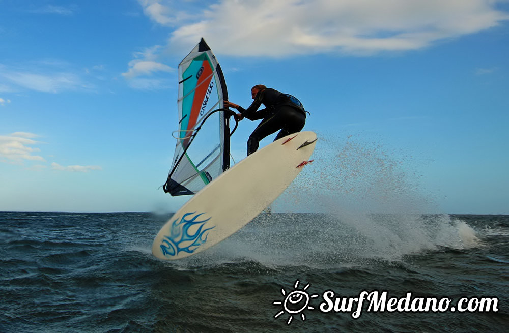 Evening Fun at Playa Sur in El Medano Tenerife 01-04-2014 