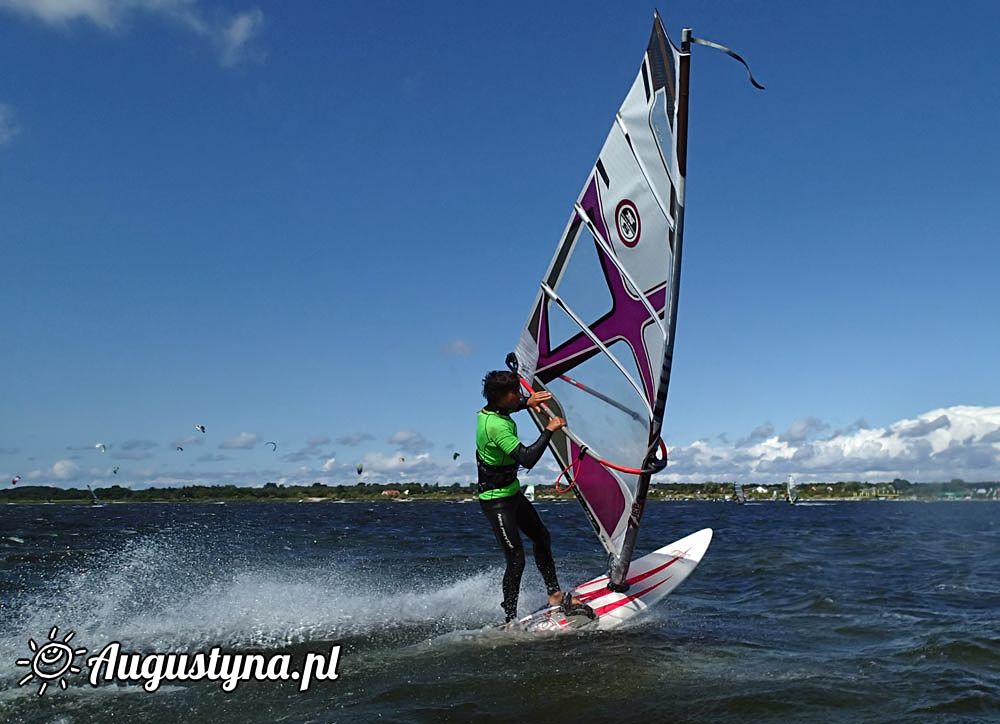 Windsurfing i kitesurfing 14-08-2014 w Jastarni na Pwyspie Helskim