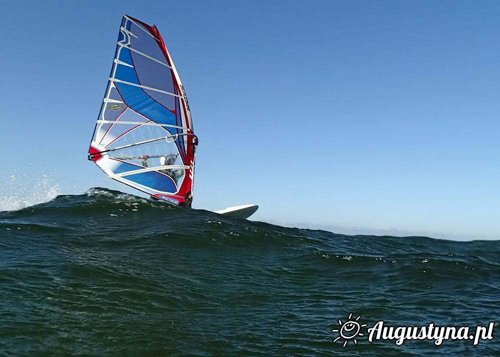 Light wave windsurfing 19-08-2014 w Jastarni na Pwyspie Helskim