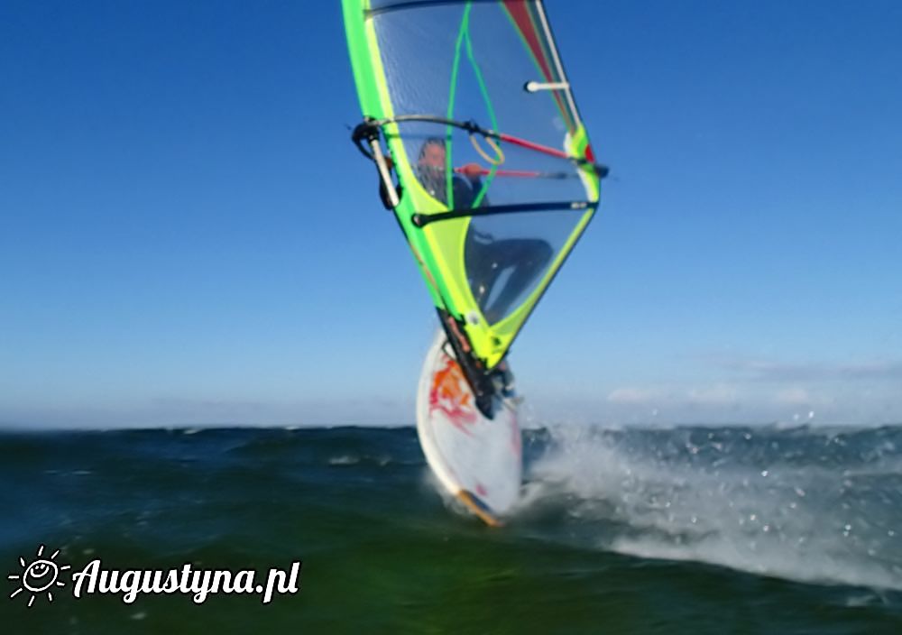 Light wave windsurfing 19-08-2014 w Jastarni na Pwyspie Helskim