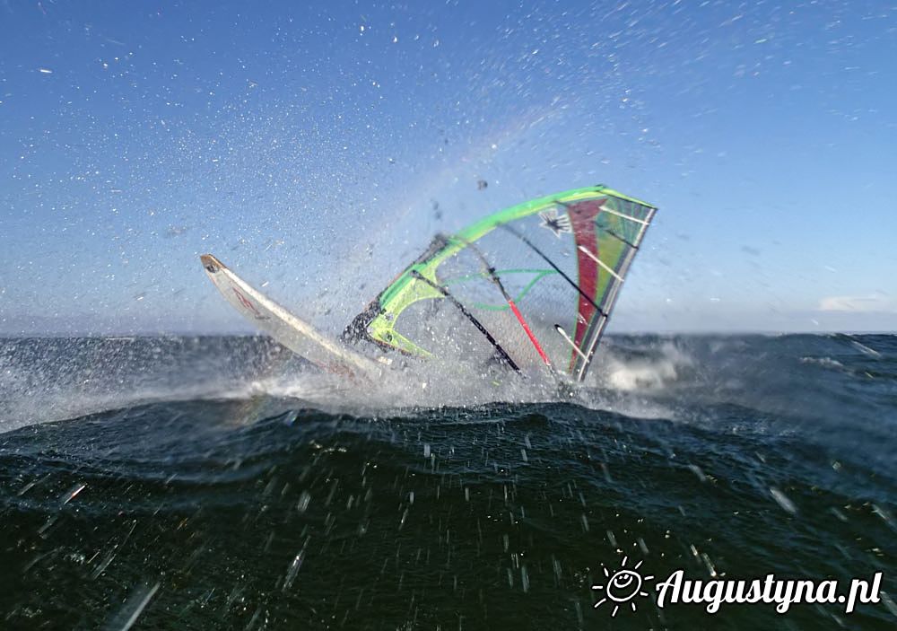 Light wave windsurfing 19-08-2014 w Jastarni na Pwyspie Helskim