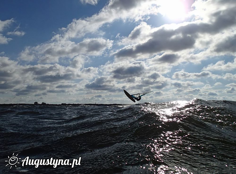 Windsurfing at JOKES aka JAWS 20-08-2014 w Jastarni na Pwyspie Helskim