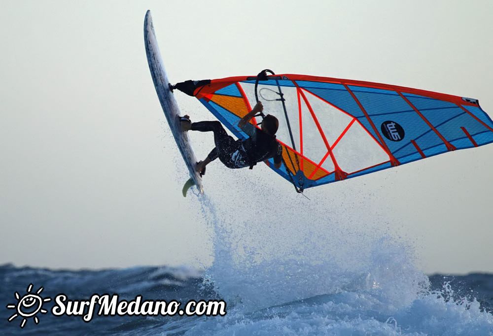 Polish'ing the Harbour Wall in El Medano Tenerife