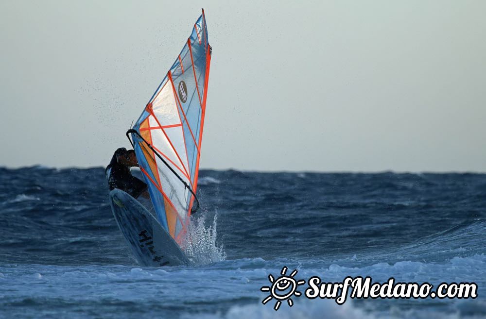 Polish'ing the Harbour Wall in El Medano Tenerife