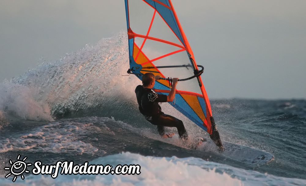 Polish'ing the Harbour Wall in El Medano Tenerife