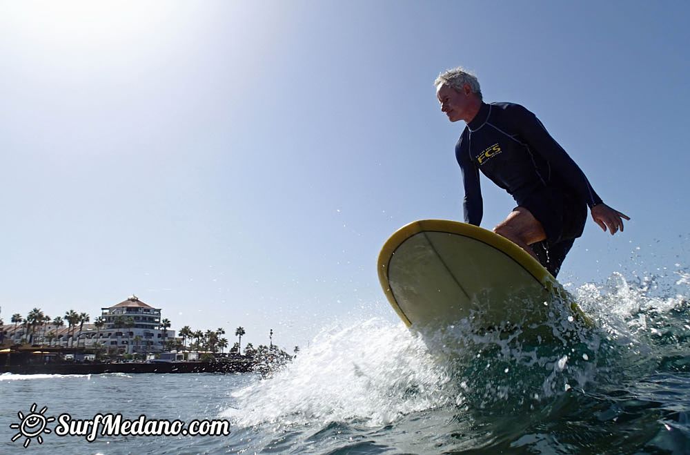 Surfing in Los Christianos 24-10-2014  Tenerife