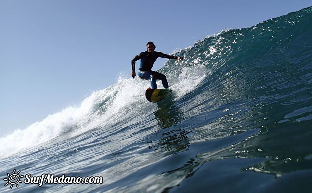 Surfing in Los Christianos 24-10-2014  Tenerife