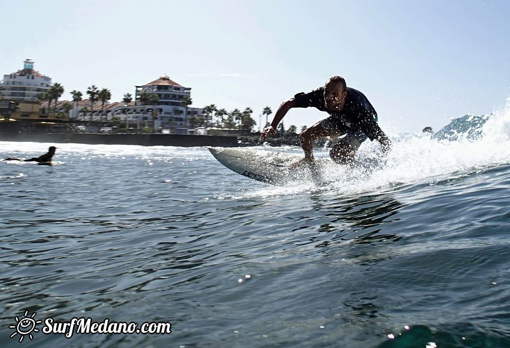 Surfing in Los Christianos 24-10-2014  Tenerife