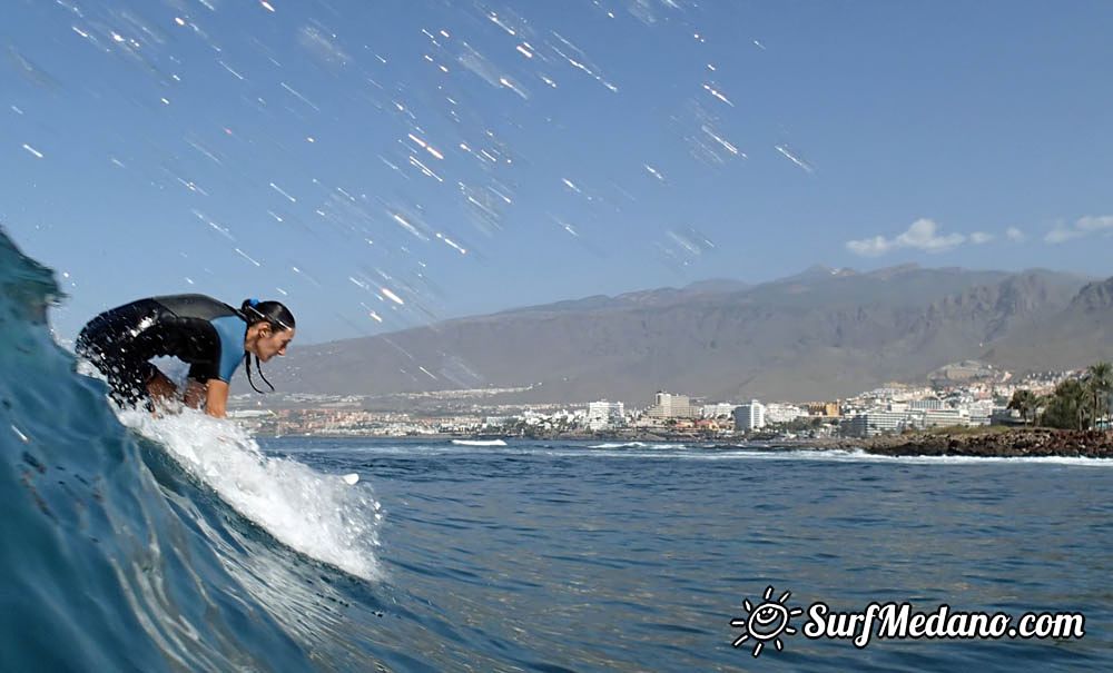 Surfing in Los Christianos 24-10-2014  Tenerife