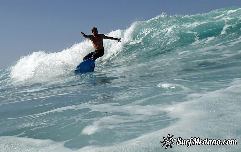 Surfing in Los Christianos 24-10-2014  Tenerife