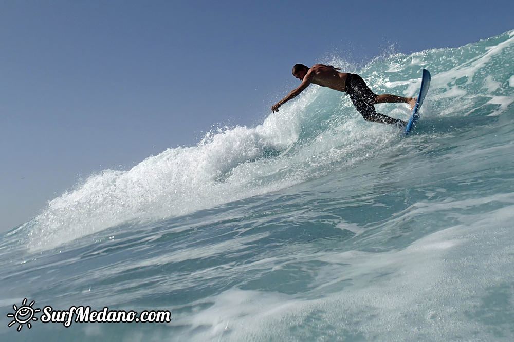 Surfing in Los Christianos 24-10-2014  Tenerife