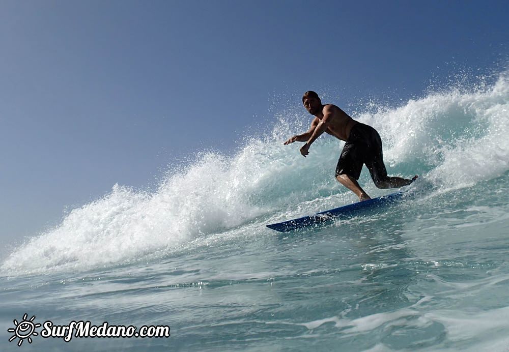 Surfing in Los Christianos 24-10-2014  Tenerife