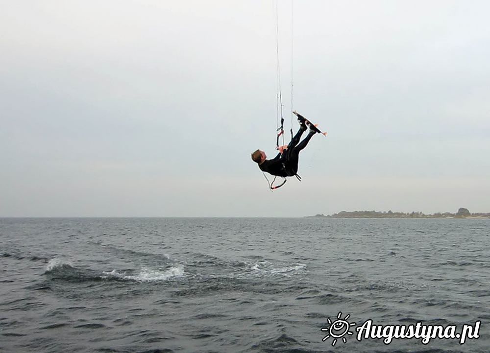 Windsurfing i kitesurfing 27-10-2014 w Jastarni na Pwyspie Helskim