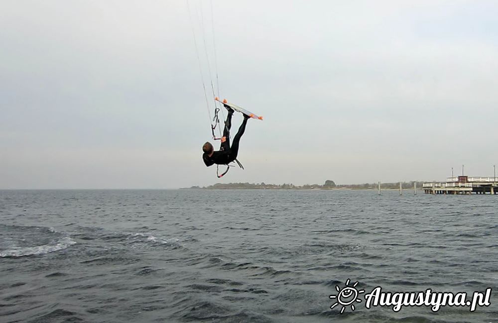 Windsurfing i kitesurfing 27-10-2014 w Jastarni na Pwyspie Helskim